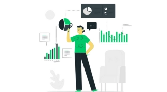 A person addressing a broken sheild sign trying to unclock with a key and data files in the background, illustrating the Data Collection & Threat Handoff approach to monitor a brand.