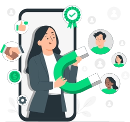 Two professionals discussing over a large document, indicating a methodical claims process of Mitigata Cyber Insurance.